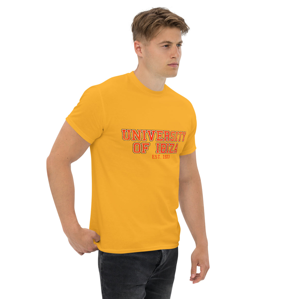 University of Ibiza Vintage Logo Men&#39;s T-shirt