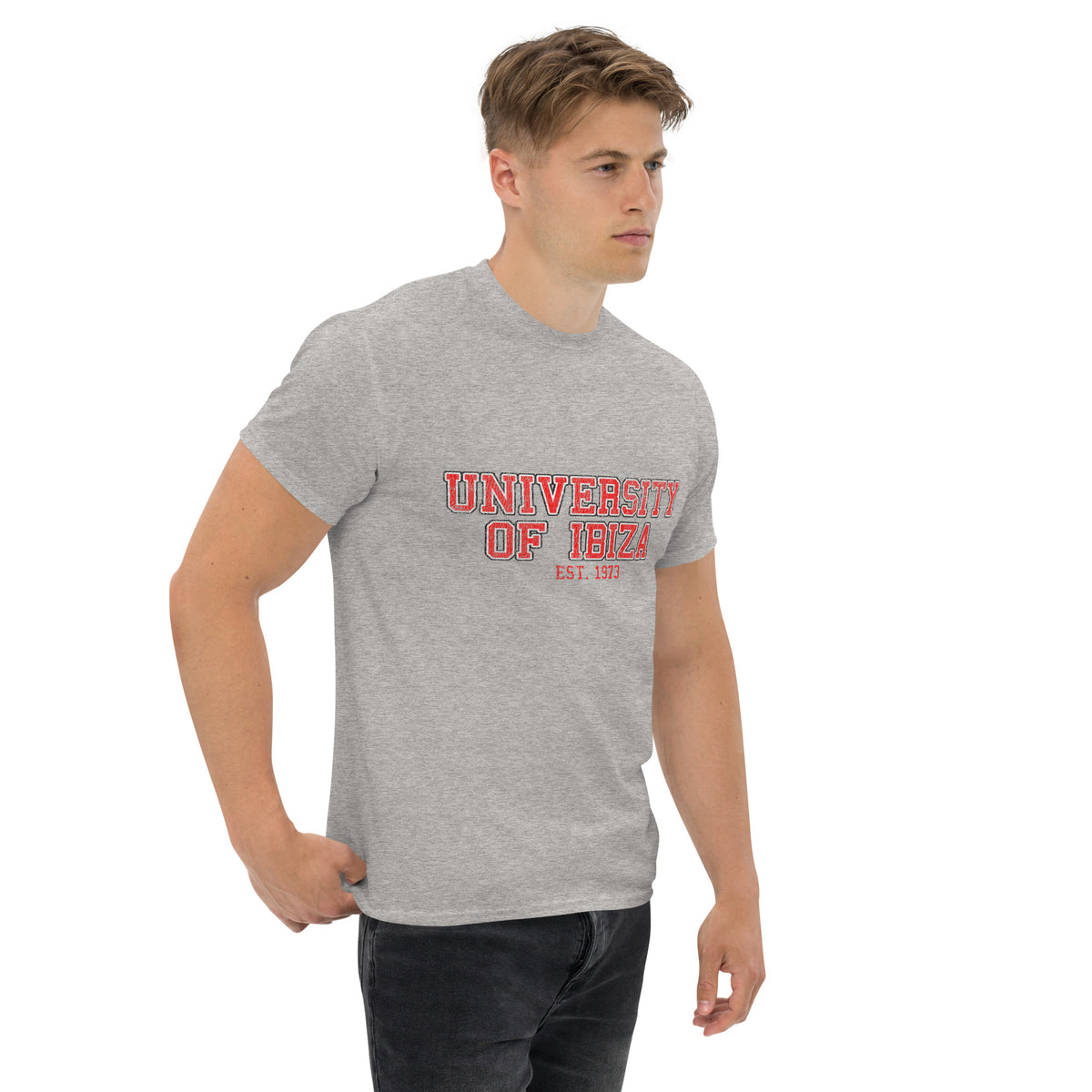University of Ibiza Vintage Logo Men&#39;s T-shirt