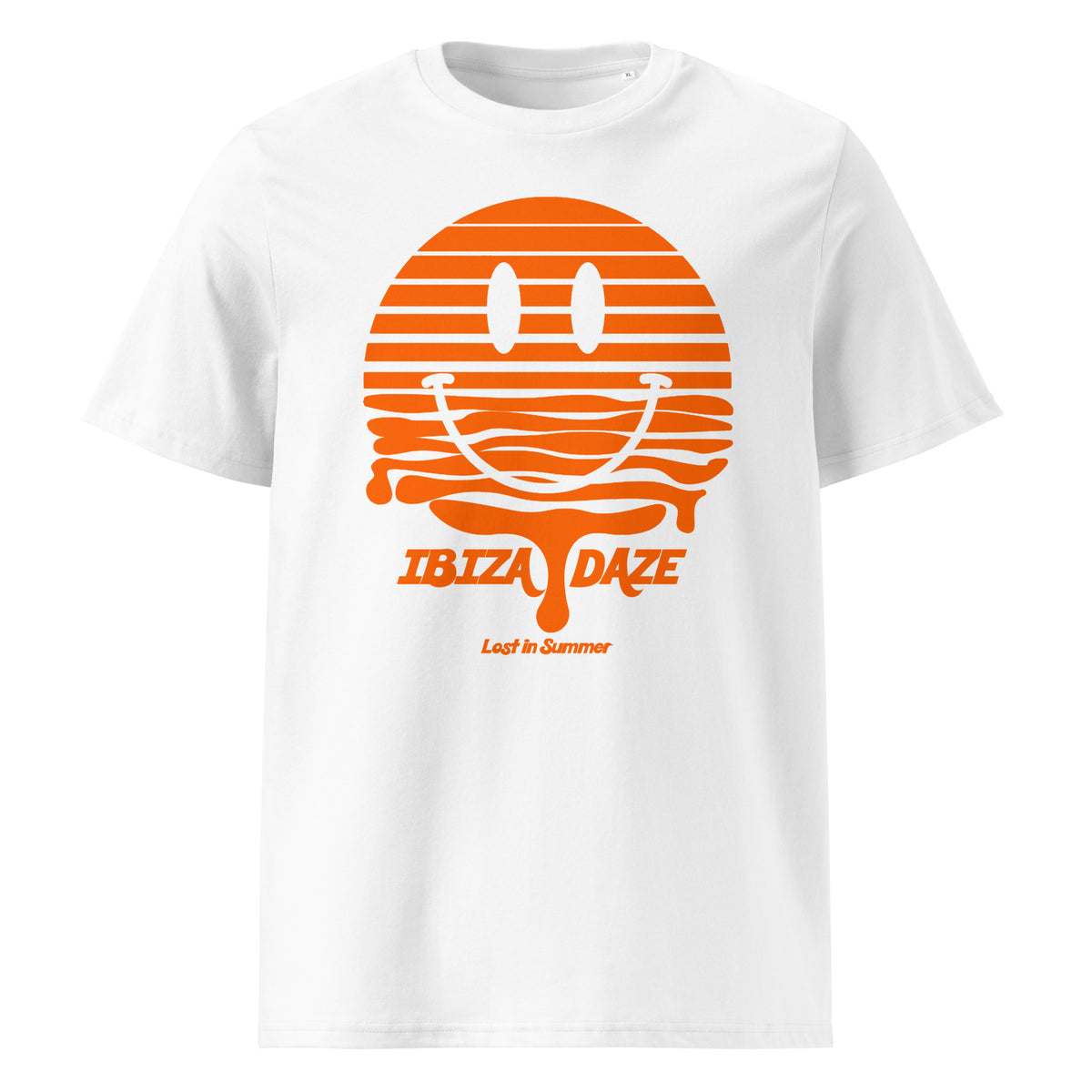 Ibiza Daze Smiley Melting Sunset Men&#39;s T-Shirt