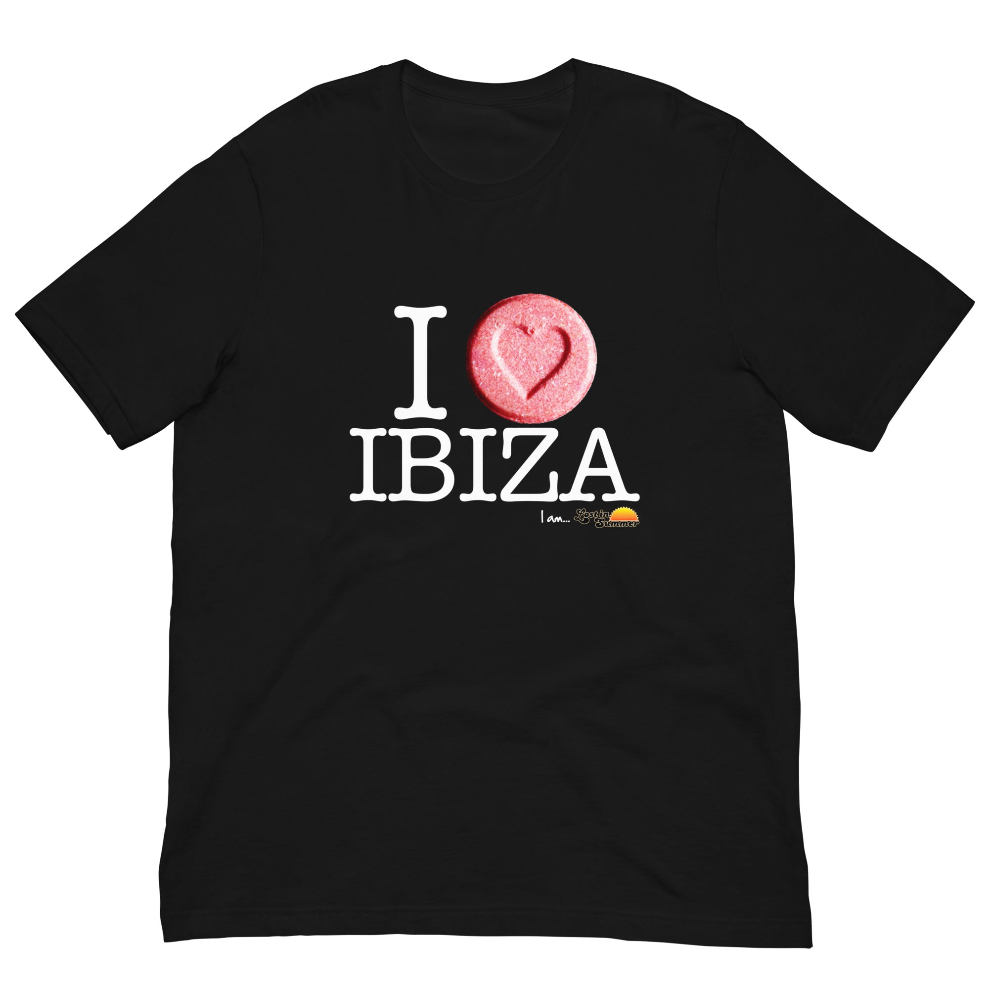 I Love Ibiza Men's T-shirt black