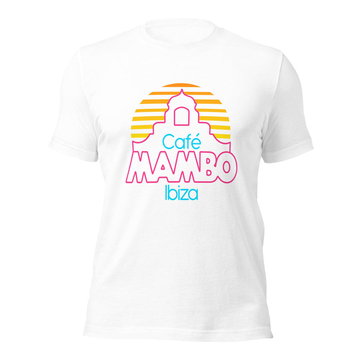 Cafe Mambo Ibiza Logo Men&#39;s White T-shirt NEW