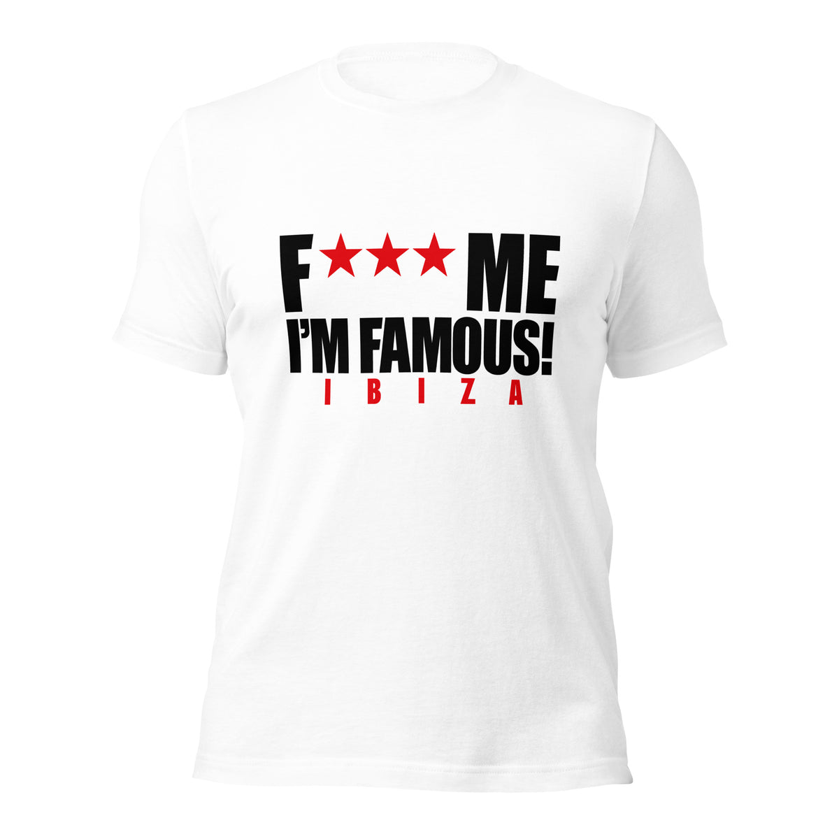 David Guetta F Me I&#39;m Famous Ibiza Classic Men&#39;s T-shirt NEW