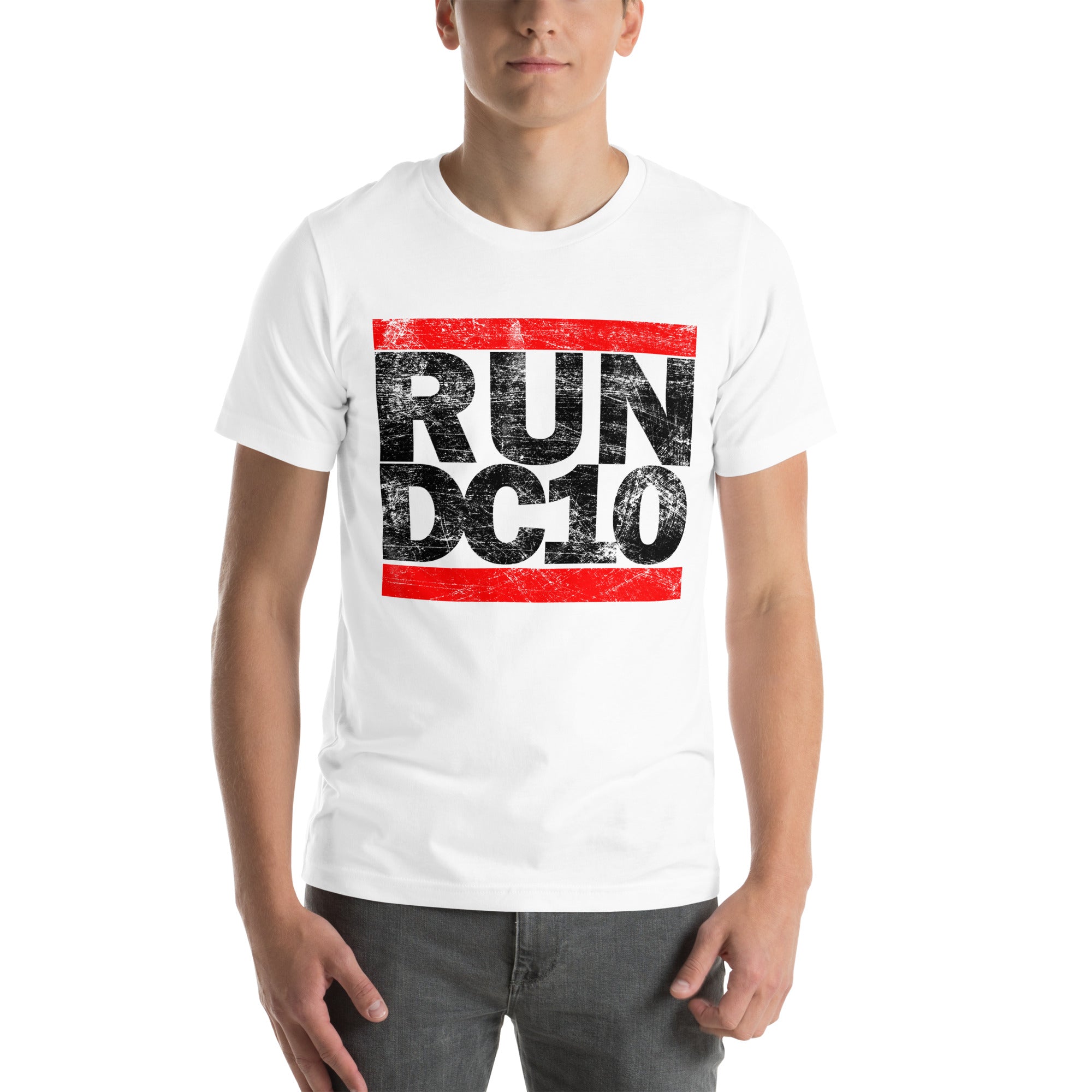 Run DC10 Men's White T-shirt