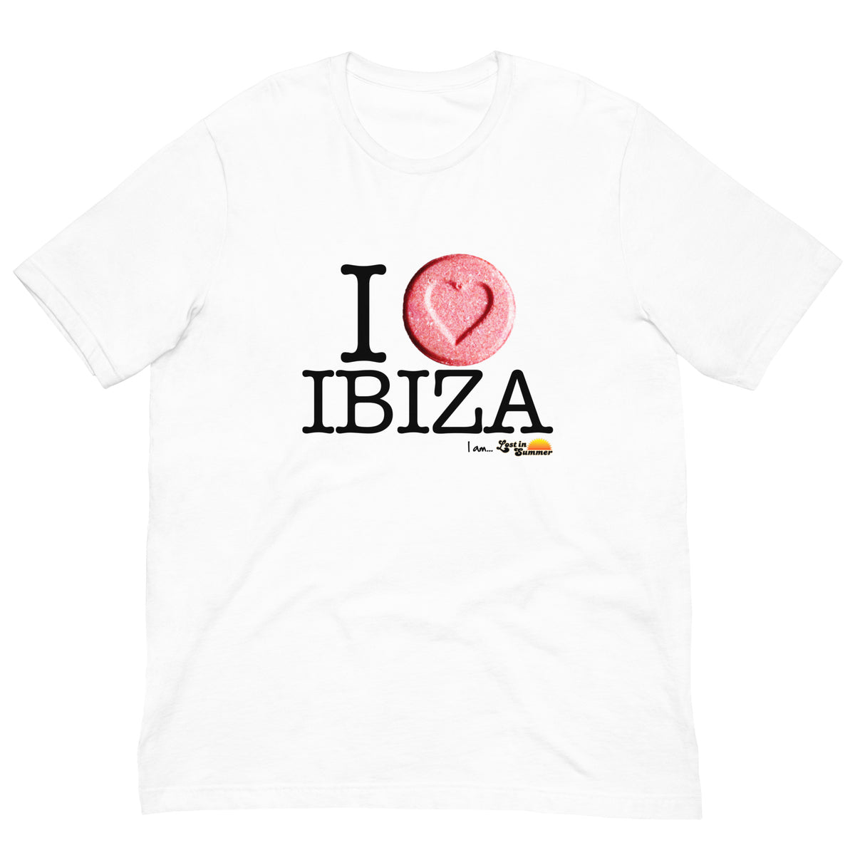 I Love Ibiza Men&#39;s T-shirt White