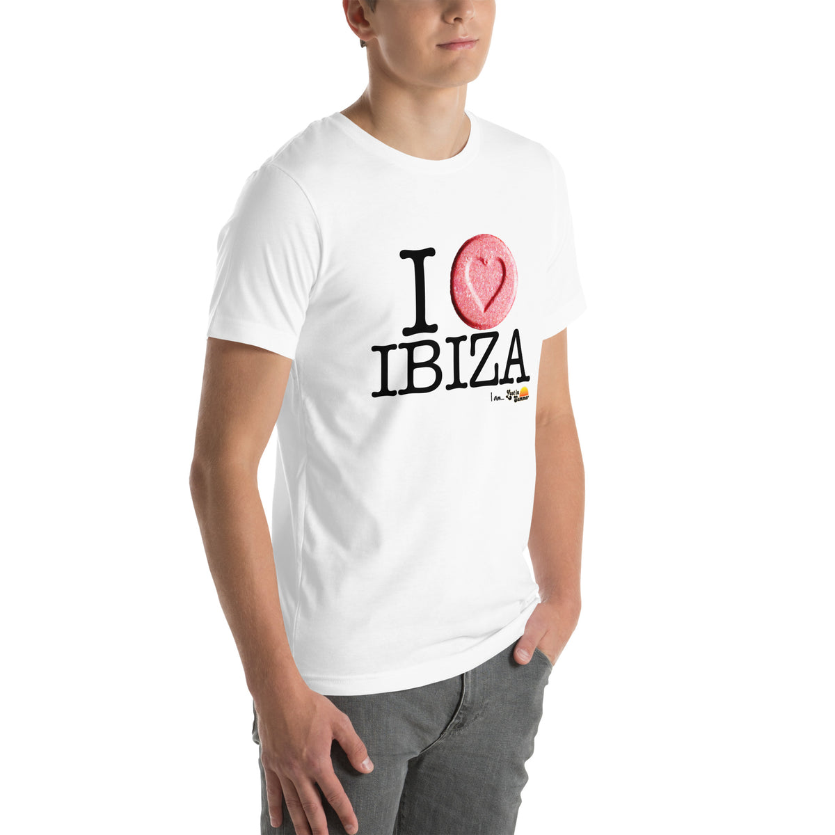 I Love Ibiza Men&#39;s T-shirt White