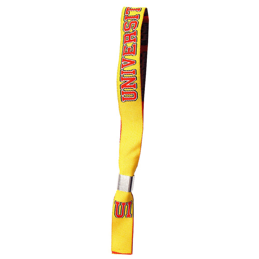 University of Ibiza Yellow Fabric Wristband