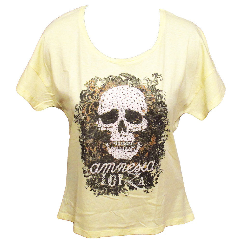 Amnesia Ibiza Skull Women&#39;s Oversized T-shirt