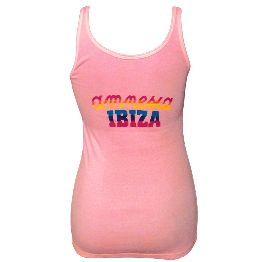 Amnesia Ibiza Rainbow Women&#39;s Ribbed Tanktop