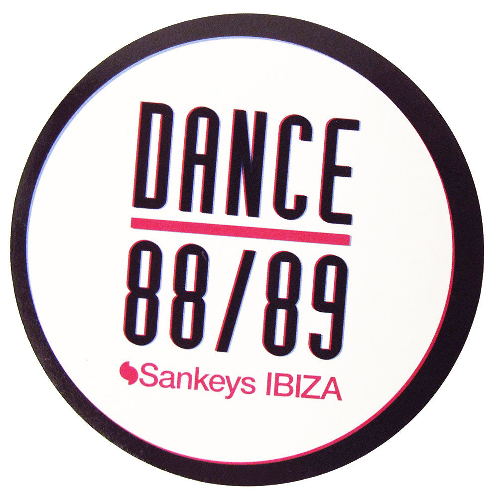 Sankeys Ibiza Autocollant Grand Dance 88/89