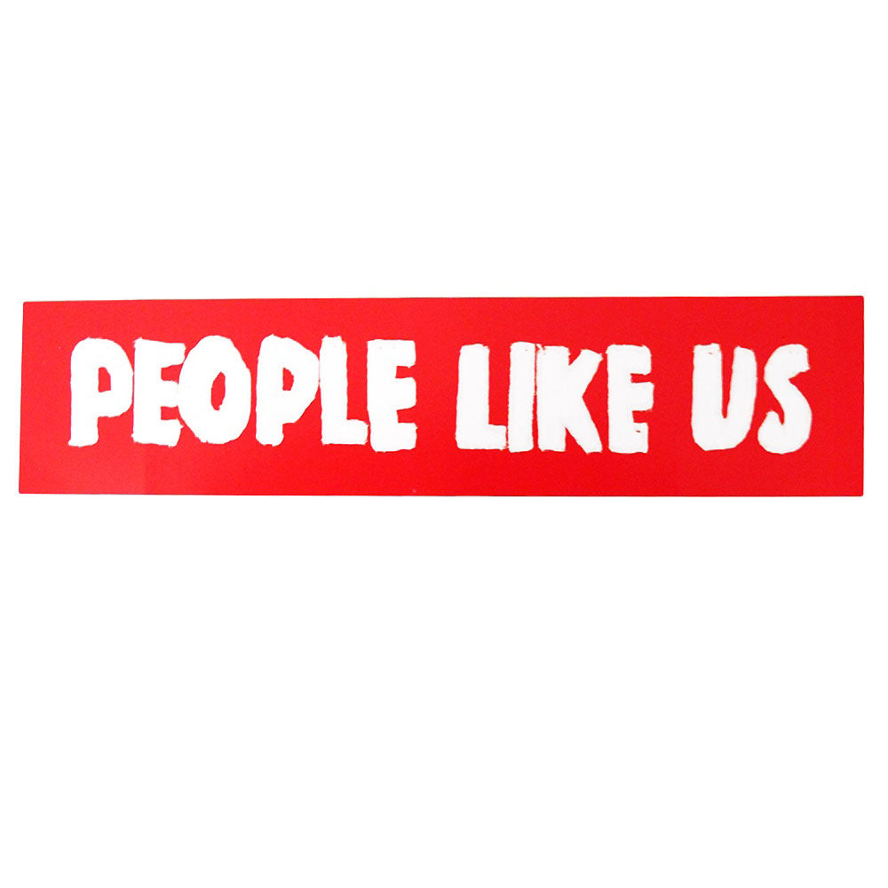 People Like Us Ibiza Large Red Bumper Sticker