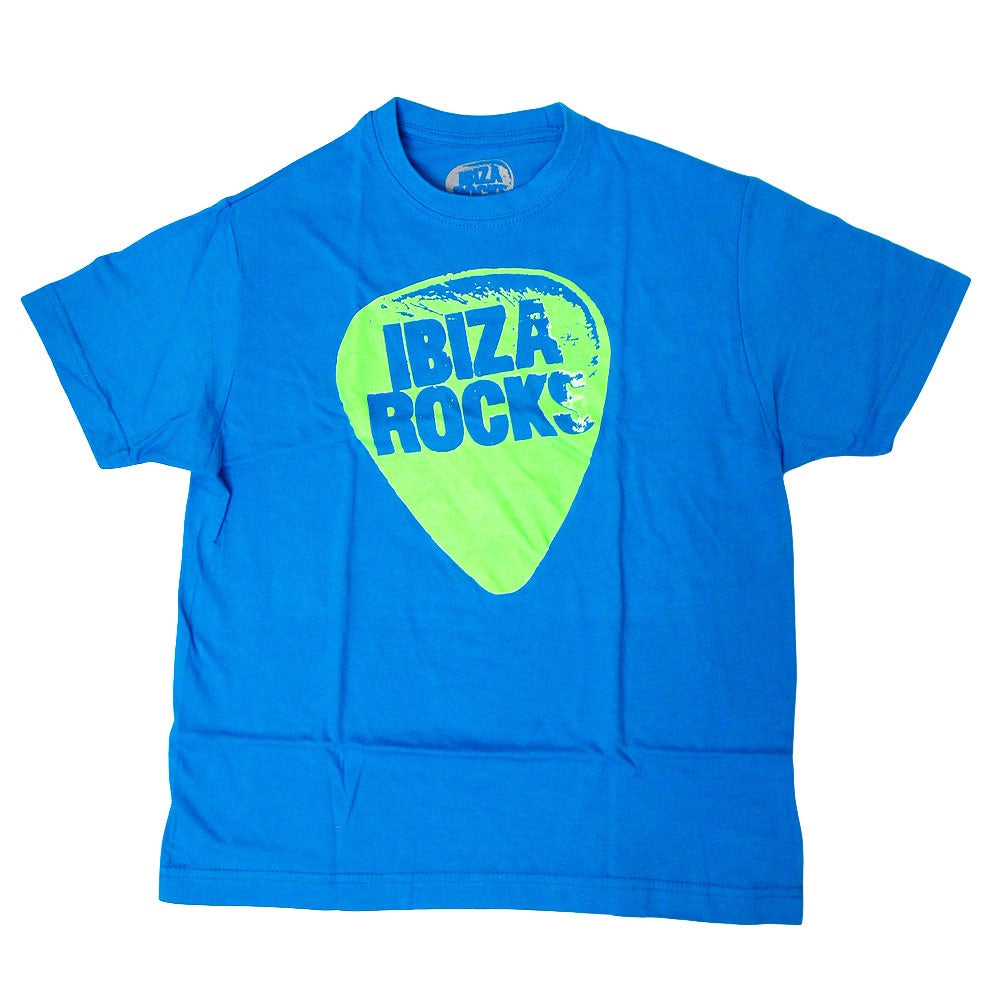 Ibiza Rocks Plectrum Kids Blue T-shirt