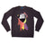 Ibiza Rocks Charcoal Sweater with Colour Splash Logo