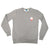 Ibiza Rocks Small Logo Grey Marl Sweater