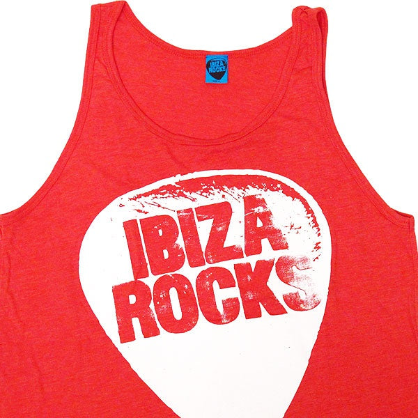 Ibiza Rocks Women&#39;s Logo Red Tanktop