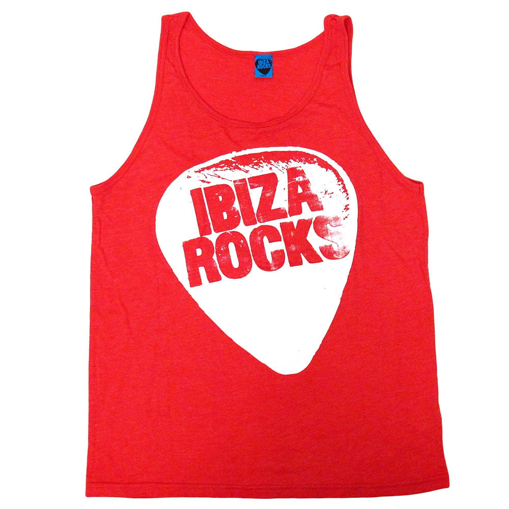 Ibiza Rocks Women&#39;s Logo Red Tanktop