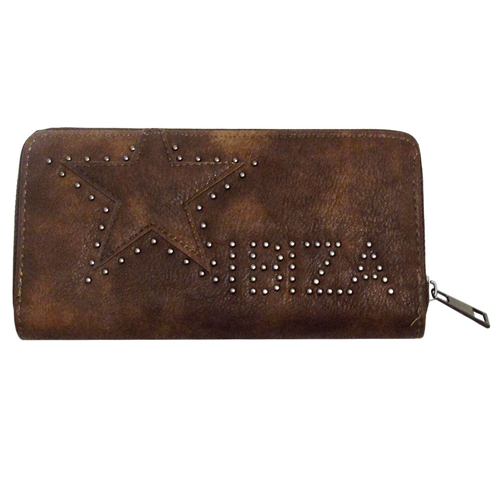 Ibiza Studded Star Clutch Purse