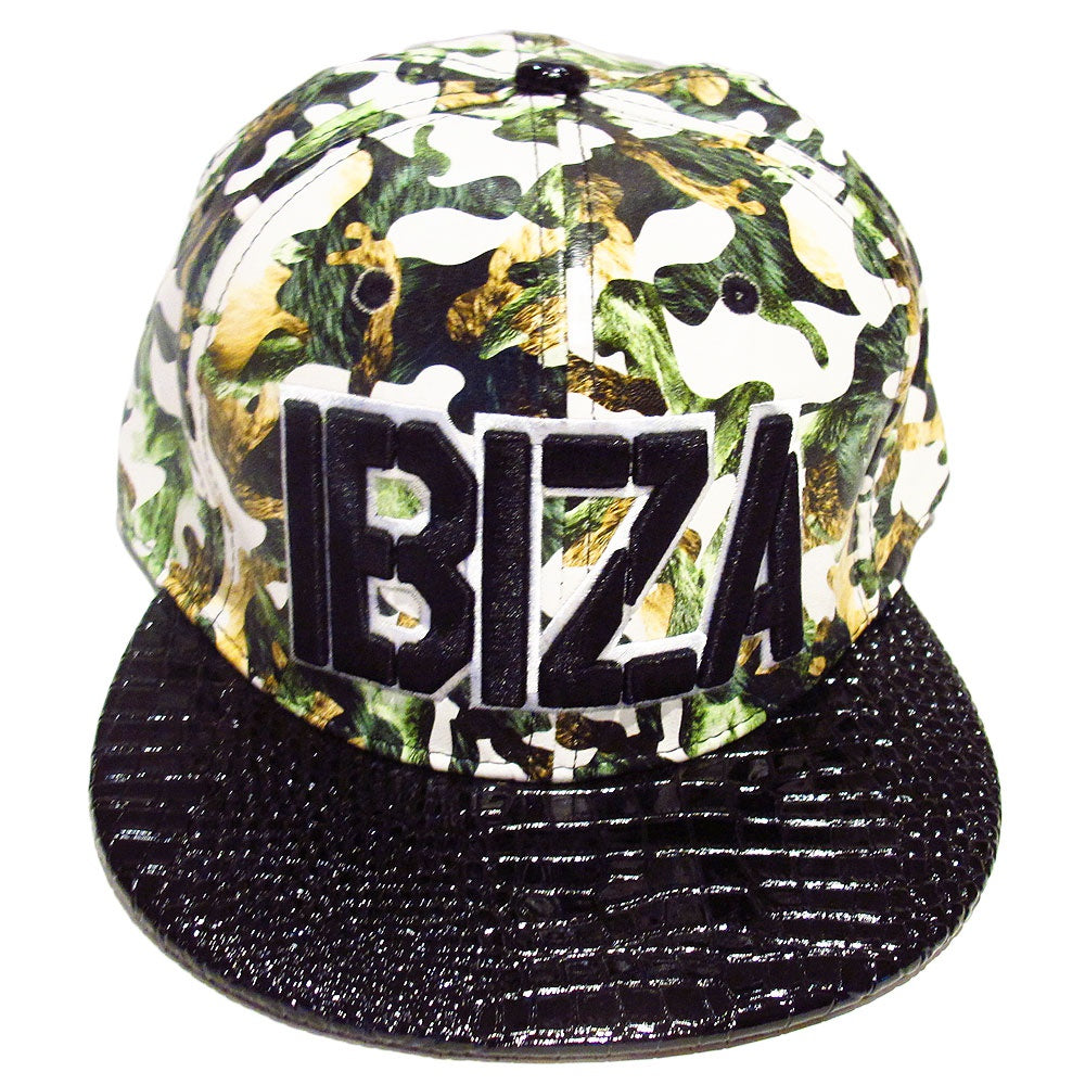 Ibiza Gorra Snapback Camuflaje verde