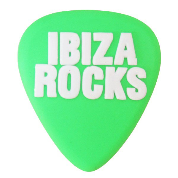 Ibiza Rocks Aimant sur Frigo Plectre PVC