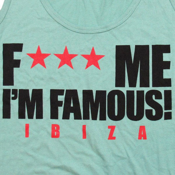 David Guetta F Me I&#39;m Famous Ibiza Classic Logo Women&#39;s Vest