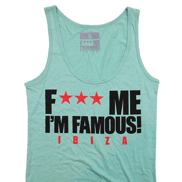 David Guetta F Me I&#39;m Famous Ibiza Classic Logo Women&#39;s Vest