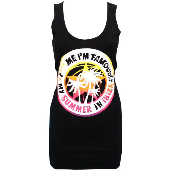 David Guetta F Me I&#39;m Famous Ibiza Palms Women&#39;s Vest