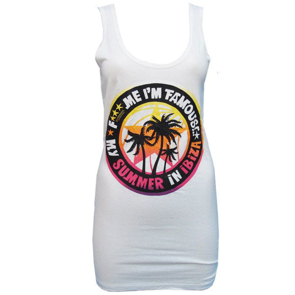 David Guetta F Me I&#39;m Famous Ibiza Palms Women&#39;s Vest