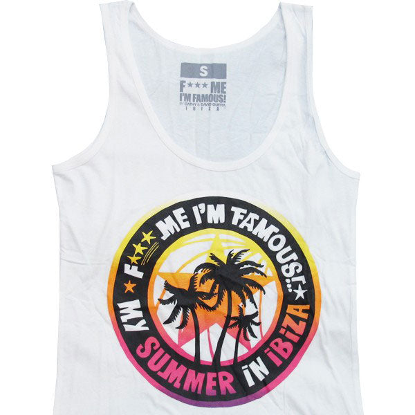 David Guetta F Me I&#39;m Famous Ibiza Palms Women&#39;s Vest