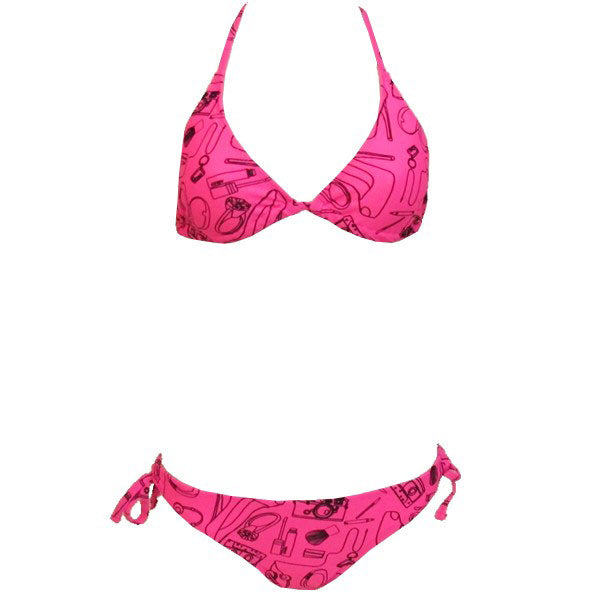 David Guetta F Me I'm Famous Ibiza Neon 80's Bikini