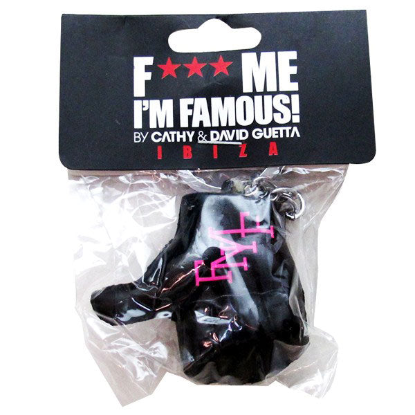 David Guetta F Me I&#39;m Famous Ibiza Thumbs Up Keyring