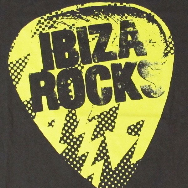 Ibiza Rocks Plec Off Slogan Men&#39;s T-Shirt