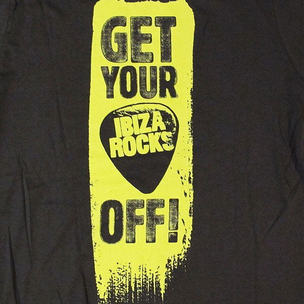 Ibiza Rocks Plec Off Slogan Men&#39;s T-Shirt