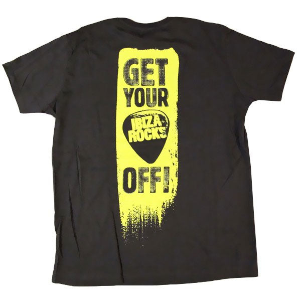 Ibiza Rocks Plec Off Slogan Men&#39;s T-Shirt