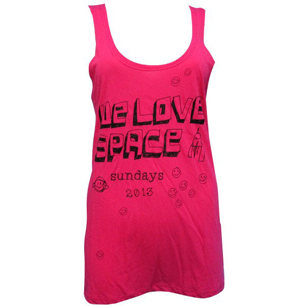We Love… Space Camiseta de tirantes Smiley 2013