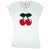 Pacha T-shirt Femme Vert clair Basique à Logo Cerise