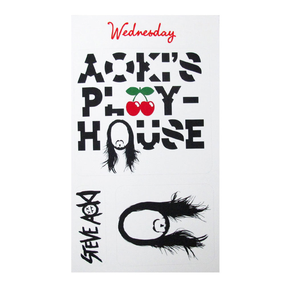 Pacha Aoki's Play House 2014 Aufkleber Set