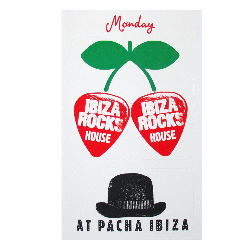 Pacha Ibiza Rocks House 2014 Sticker Set