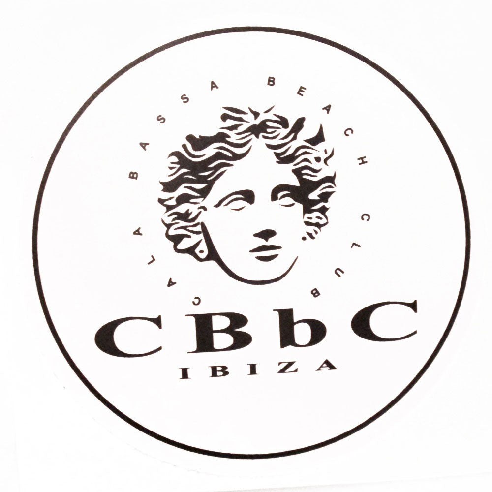 Cala Bassa Beach Club CBbC Ibiza Logo-Aufkleber