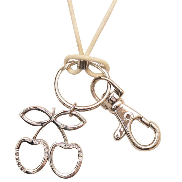 Pacha Diamante Cherry Cord Keyring