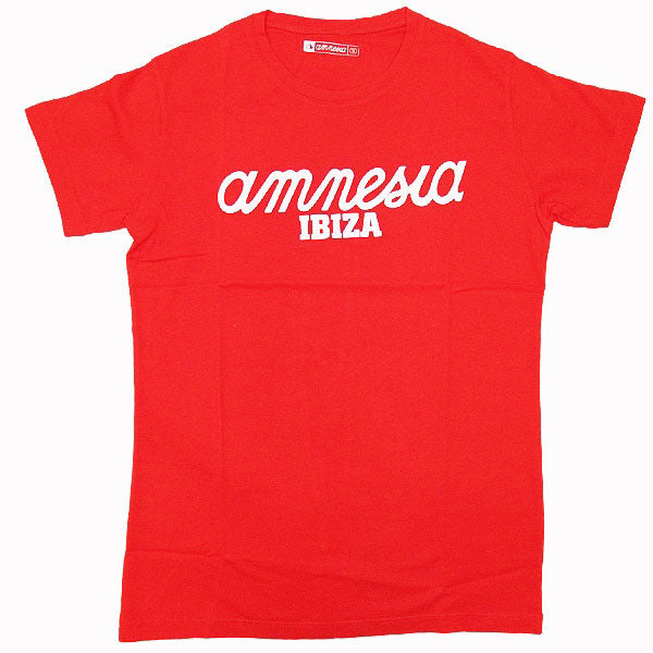 Amnesia Ibiza Classic Logo Men's Red T-Shirt