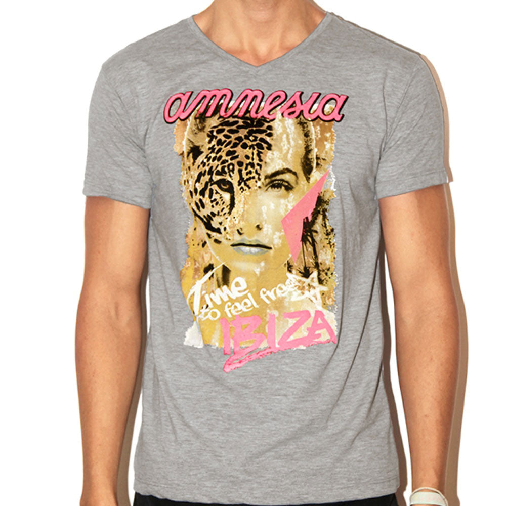 Amnesia Ibiza Wildlife Men&#39;s V-Neck T-shirt