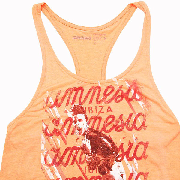 Amnesia Ibiza Cyber Women&#39;s Orange Vest