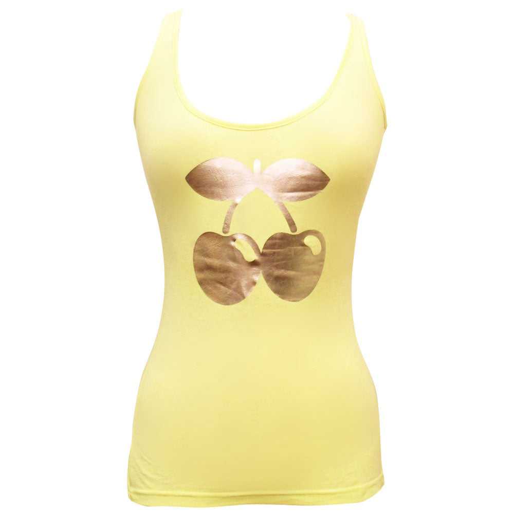 Pacha Gold Cherry Logo Vest