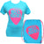 Ibiza Rocks T-shirt Turquoise à Logo Plectre avec Sac à Cordon