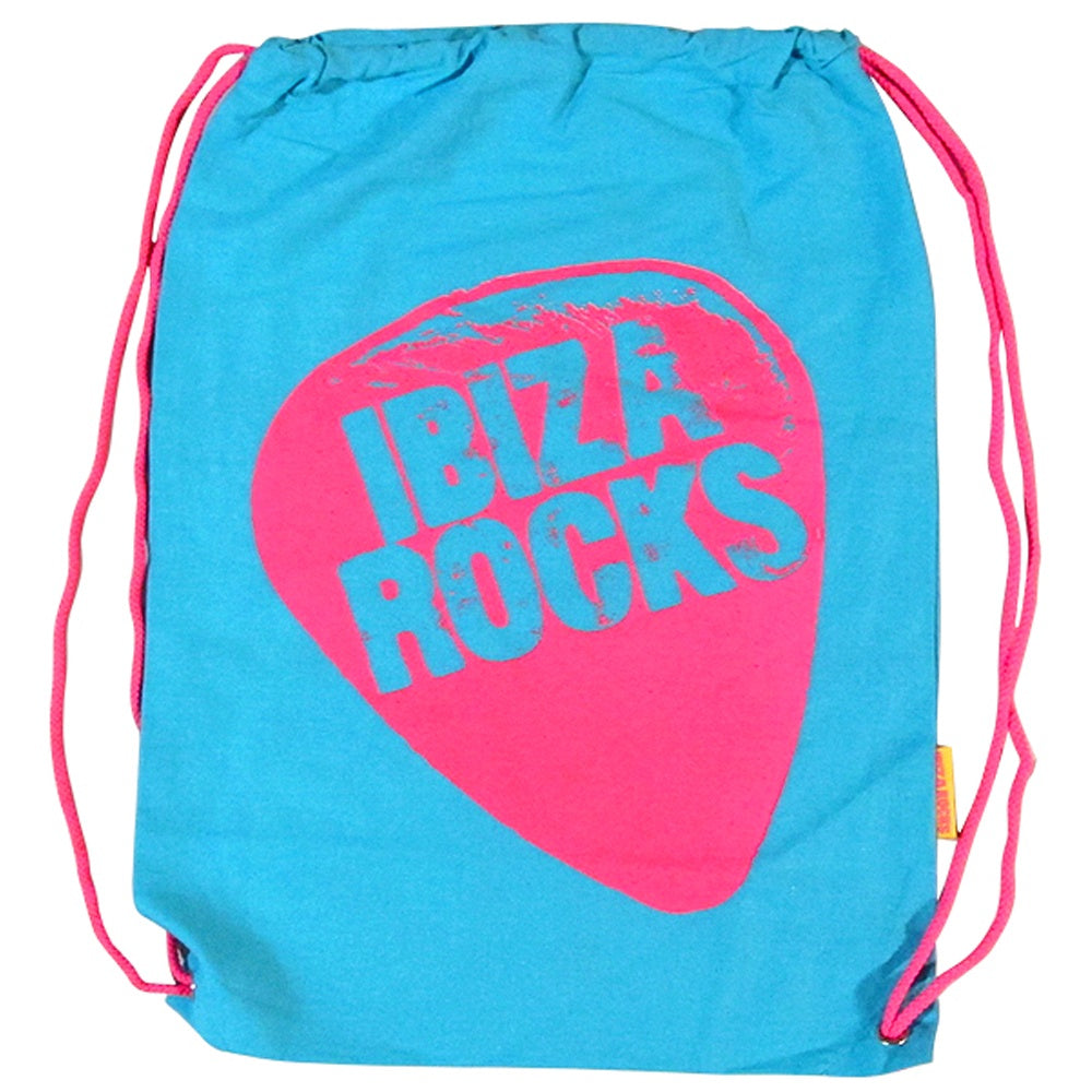 Ibiza Rocks Turquoise Plectrum T-Shirt with Drawstring Bag