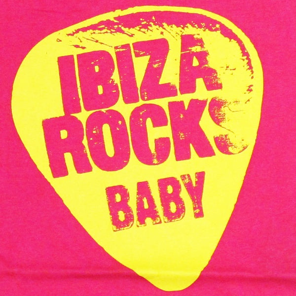 Ibiza Rocks Neon Plectrum Baby T-shirt