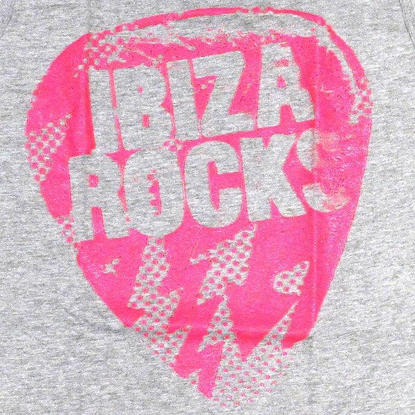 Ibiza Rocks Plectrum Grey Heather Men&#39;s Muscle Tank