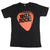Ibiza Rocks Plectrum Black Slub Men's T-Shirt