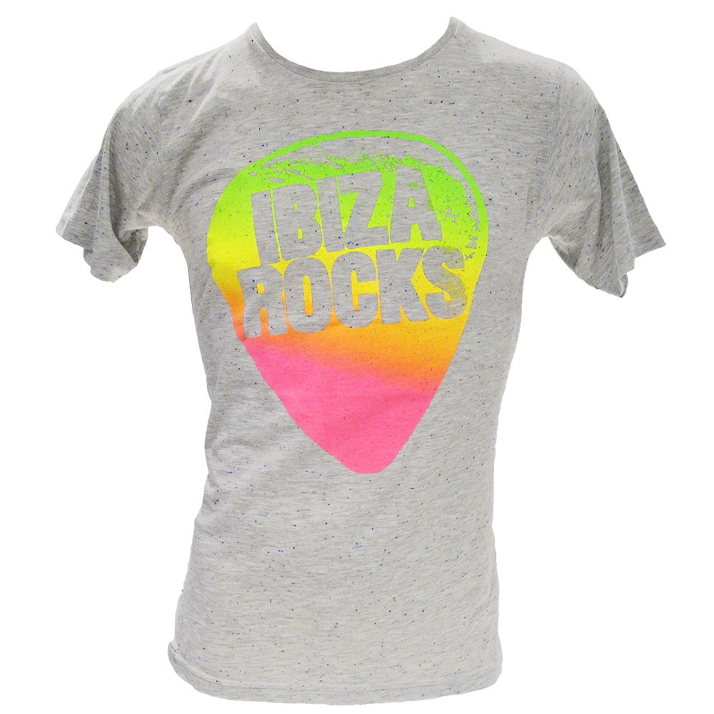 Ibiza Rocks Rainbow Slub Men&#39;s T-Shirt