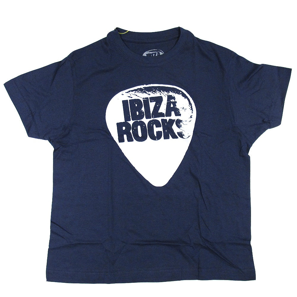 Ibiza Rocks Plectrum Kids Navy T-shirt