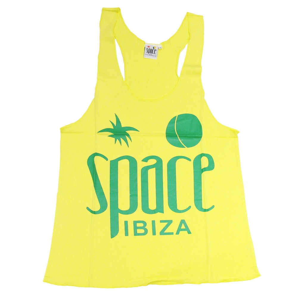 Space Ibiza Native Logo Women's Yellow Tanktop